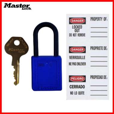 Master Lock 406BLU Safety LOTO Padlock