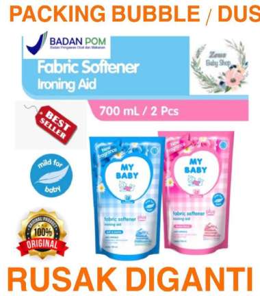 My Baby Softener 1500ml Pewangi Baju Bayi Sweet Floral | Soft and Gent Sweet Floral