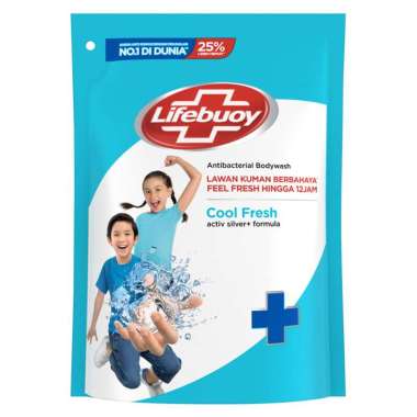 Lifebuoy Sabun Mandi Cair Blue Cool Fresh 400Ml