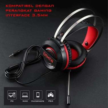 Headset Gaming noise cancelling GH1000 GAMEN Black