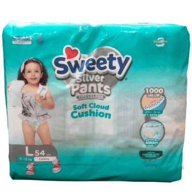 SWEETY SILVER PANTS DIAPERS L-54