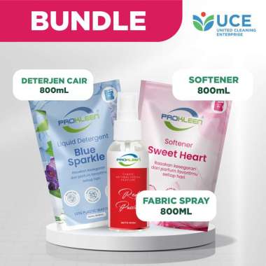 [BUNDLE] Deterjen Cair 800mL + Softener 800mL + Parfum Laundry 100mL