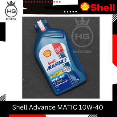 Oli Mesin Motor Matic Scooter Shell Advance AX7 SCOOTER 10W-40 1L