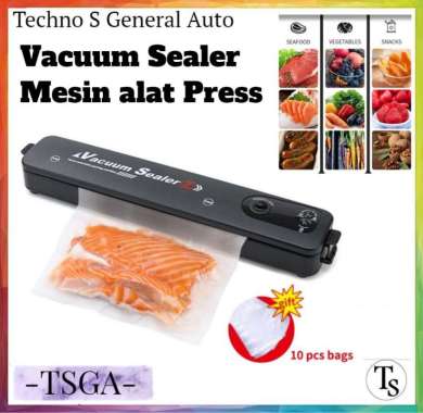 Mesin Press Vakum Seal Vacum kemasan Makanan Vacuum Plastik Bag