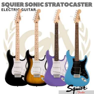 SQUIER SONIC STRATOCASTER SSS Electric Guitar | Gitar Listrik Elektrik CALIFORNIA BLUE