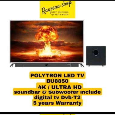 POLYTRON 55BU8850 / PLD-55BU8850 4K TV with soundbar