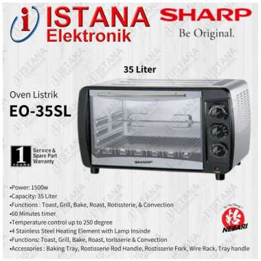 SHARP OVEN LISTRIK 35 LITER EO-35SL