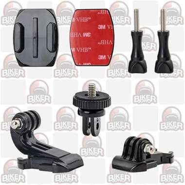 Sparepart Action Camera Mount Buckle 3M Sticker Tripod Screw Baut Base BALL SCREW