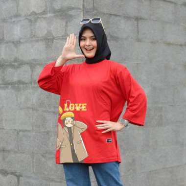 ZS Baju Wanita Kaos Oversize Motif Terbaru Desaign DTF Fashionable Forever Beli 4 Gratis 1 Acak GAMB