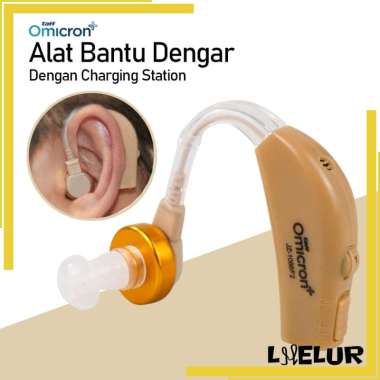 LHELUR TaffOmicron JZ-1088F2 Alat Bantu Dengar Charging Station Hearing Aid Pengeras Suara No Brand