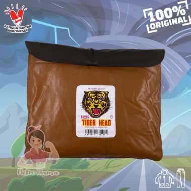 Jas hujan TIGER HEAD 68208 ORIGINAL Ada Kantong Jaket Celana Coklat
