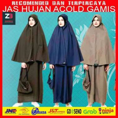 Jas Hujan Gamis Syar'i Acold untuk Muslimah