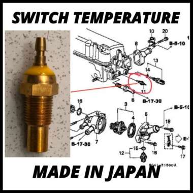 Switch Temperatur Suhu Civic Wonder, Civic 1984-1987