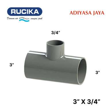Reducer Tee AW 3 X 3/4 (RUCIKA) / R Tee