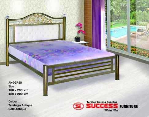 Ranjang Besi / Divan / Tempat Tidur Besi Success ANGGREK 160 cm