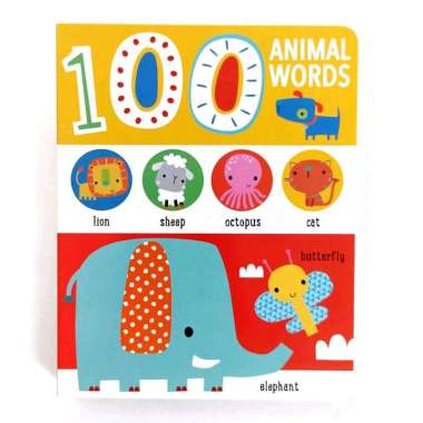100 Animal Words Board Book