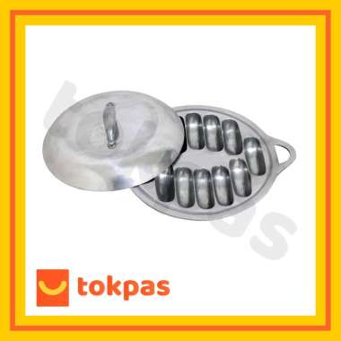 Cetakan Kue Pukis Bulat Gandos Isi Lubang 12 Pancong Rangi