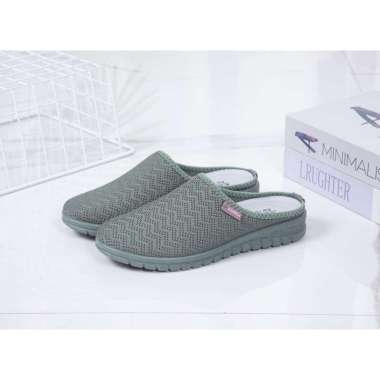 Sepatu Sandal Bust Wanita Import Rajut Gaya Korea TX62-W 39 Hijau