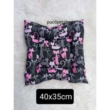 Bantal Kucing Kasur Kucing Kitten Anak Kucing 40x35cm Lucu Empuk