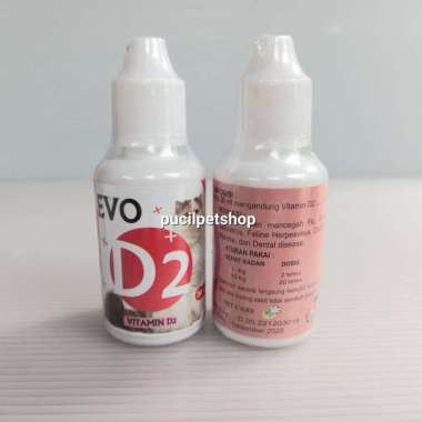 D2 Kucing Evo D2 Vitamin Kucing Anti Panleukopenia Anti Calici Virus