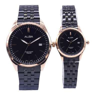 JAM TANGAN COUPLE ORIGINAL ALBA AS9S04 AS9S04X1 and ALBA AH7CE2 AH7CE2X1 JAM TANGAN ALBA ORIGINAL JA