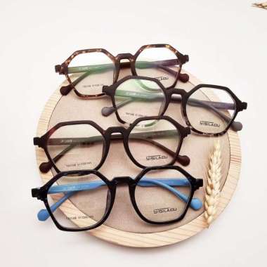 Frame Kacamata Persegi Bahan Lentur