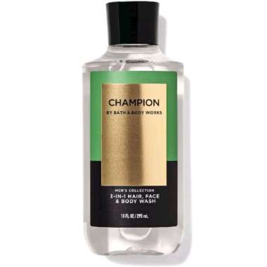 BATH & BODY WORKS BBW MEN'S COLLECTION CHAMPION 3IN1 HAIR, FACE & BODY WASH 295 ML SABUN MANDI
