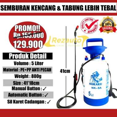 ALAT SEMPROT DISINFEKTAN 5 LITER SPRAYER TANAMAN HAMA DAN KEBUN 5 Lt Manual