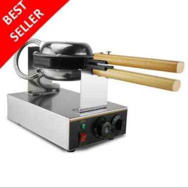 Waffle Maker Listrik Mesin Cetakan Kue Egg Waffle Hongkong Style 220V Multicolor