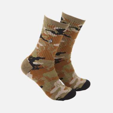 VOLCOM MSC STONEY STONE PR Kaos kaki Pria Camouflage 9-12
