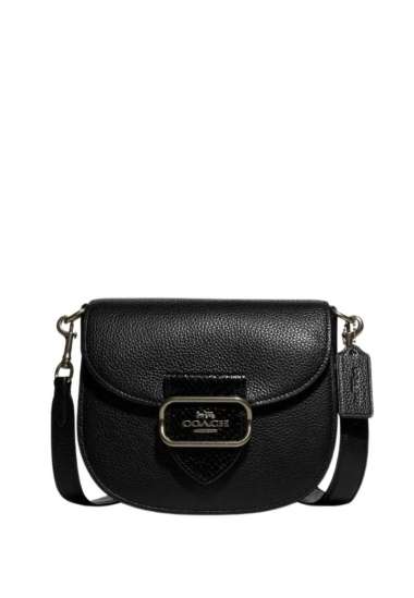 COACH Morgan Saddle Bag Black Multi