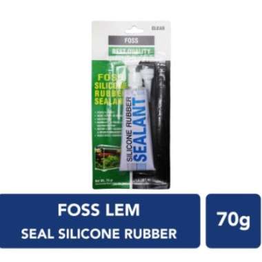 FOSS Sealant 70 gr / Lem Kaca Bening Foss / Lem Aquarium Bening