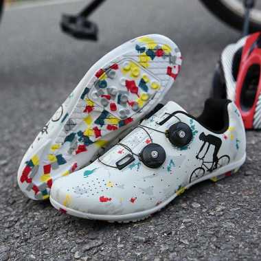 MIVASO Cycling Shoes Kecil 37 38 39 MTB Sepatu Sepeda Pria Wanita Roadbike Non Cleat Sepatu Gowes Ba