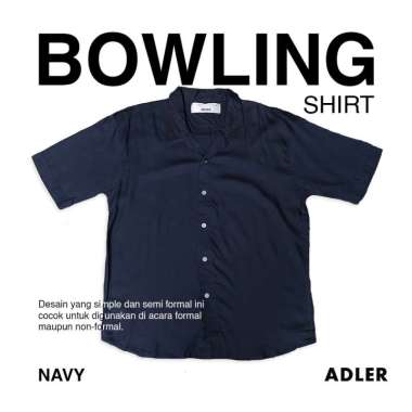 ADLER Bowling Shirt Navy XL