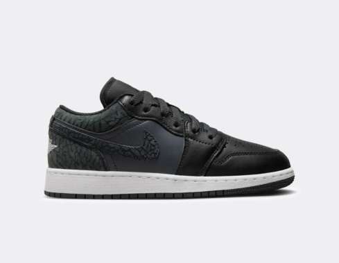 Air Jordan 1 Low Black Elephant GS
