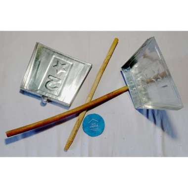 CIKRAK PLAT SENG PENGKI PENGKY SEROK SEKOP SKOP SAMPAH GAGANG KAYU CIKRAK+GAGANG