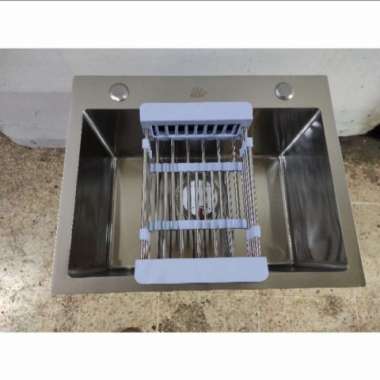 KITCHEN SINK MINIMALIS 1 LUBANG STAINLESS 5040 / BAK CUCI PIRING 5040 Body only