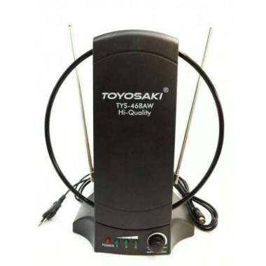 Antena tv dalam indoor + booster toyosaki TYS 468 AW Multicolor