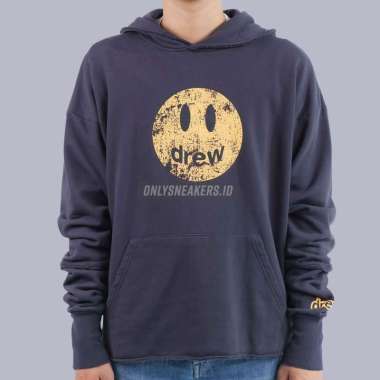 DREW HOUSE MASCOT FADED BLACK HOODIE (100% AUTHENTIC) L