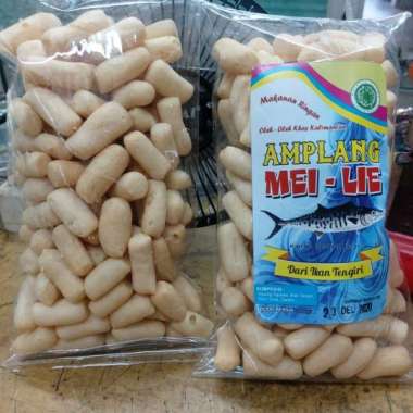 Kerupuk Amplang Mei Lie 100gr - Krupuk Ikan Tenggiri