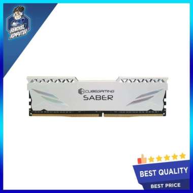 RAM CUBE GAMING SABER 16GB (1x16GB) DDR4 3200MHz WHITE SINGLE CHANNEL