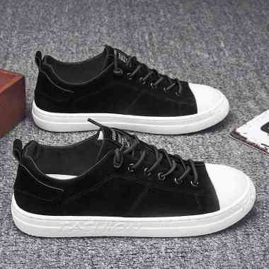 MIVASO Sneaker Import Pria ROSTORY K-3 Cassual Shoes - Sepatu Sneaker Kasual Santai 40 Hitam