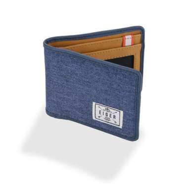 EIGER Original norfolk short wallet dompet pria navy Biru