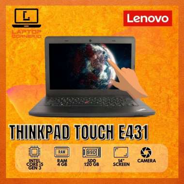 Laptop Lenovo Thinkpad E431 Core i5 gen 3 RAM 4GB SSD 120GB Bergaransi