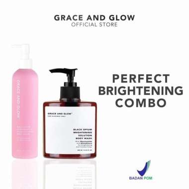 [BUNDLING HEMAT] Grace and Glow Body Wash + Body Serum BLACK OPIUM