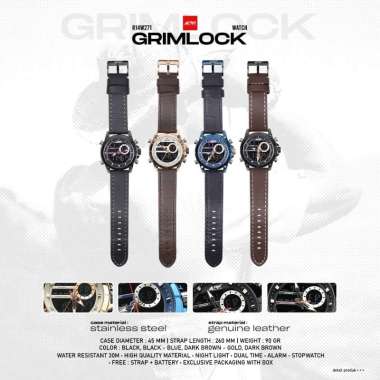 Jam Tangan Pria Grimlock Arei Outdoorgear HITAM