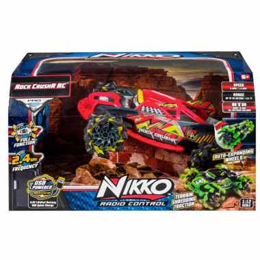 Mainan Mobil Remote Control Nikko R/C 1:12 Rock ChrushR Red