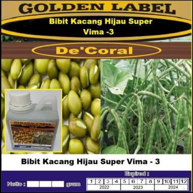 Bibit Kacang Hijau Vima-3 Super Kemasan Derigen | Kacang Hijau | Bibit