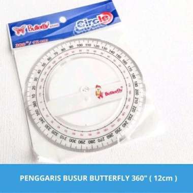 BUSUR DERAJAT BUTTERFLY 360/12 CM