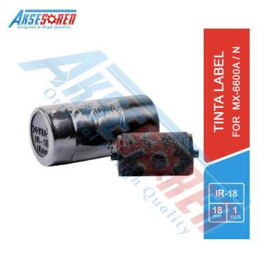Aksesoren Tinta Hitam Label Harga Joyko [IR-18/18 mm] / Ink Roller Labeller For MX-6600A MX-6600N IR
